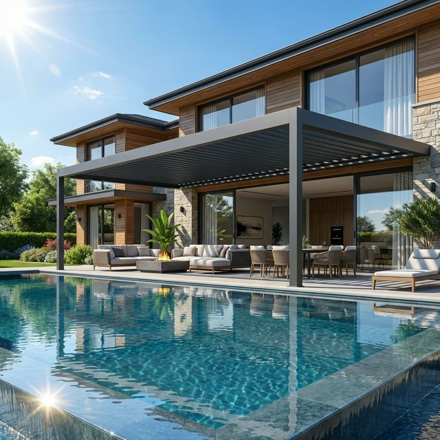Modern Poolside Cover